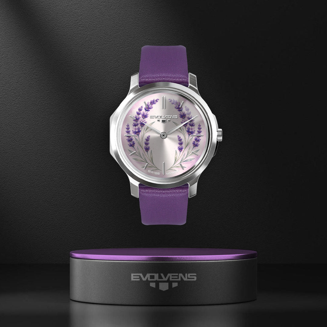 Evolvens LEVENDULA Ezüst - 34 mm Egyedi Karóra