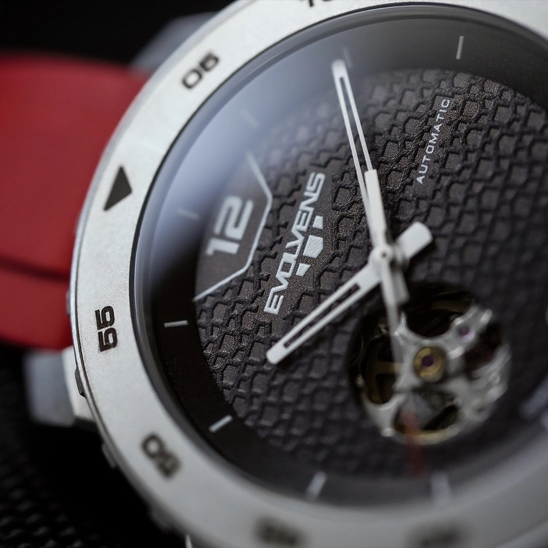 Evolvens ACTIVE RED 44 mm Szerkeszthető Automata Karóra