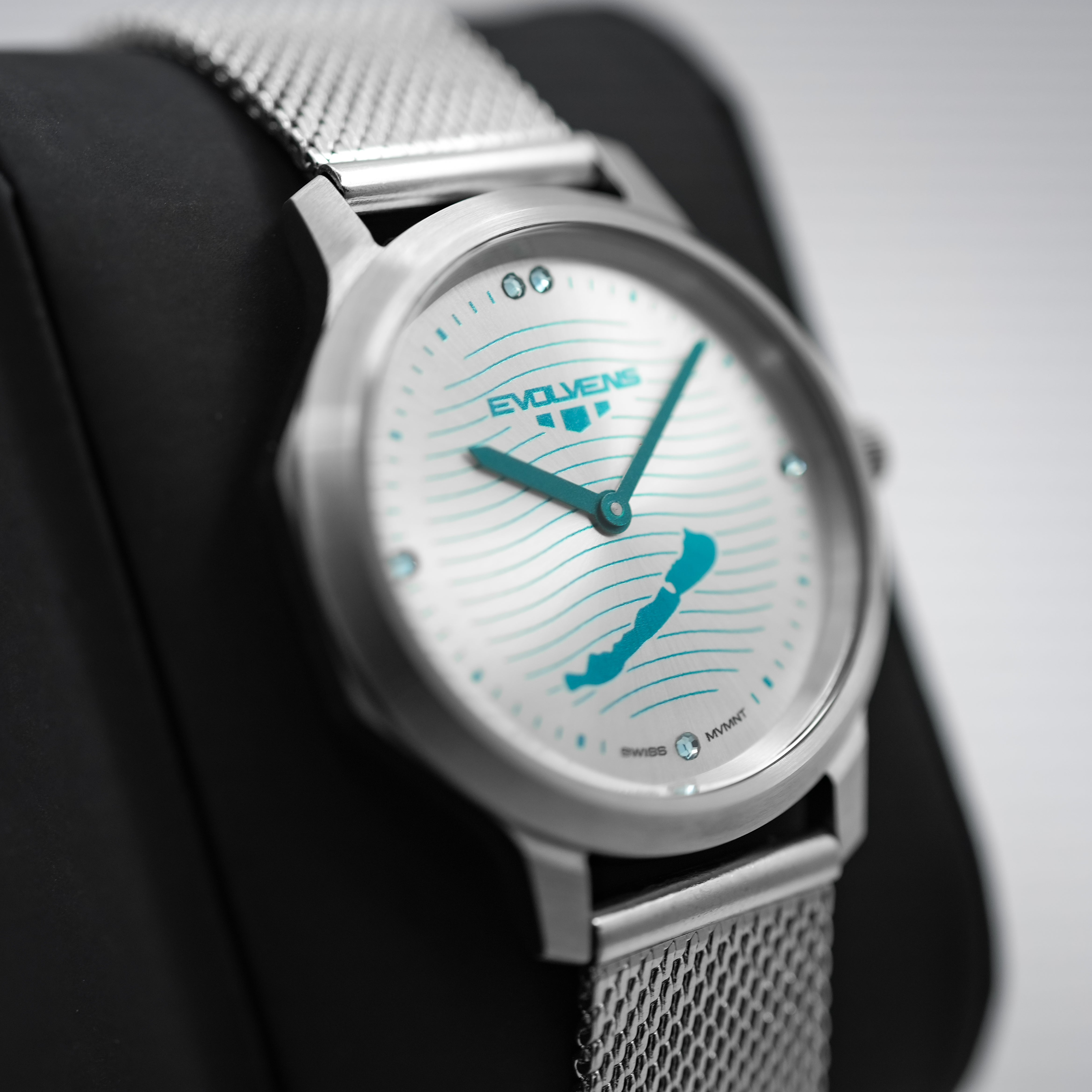Evolvens BALATON Silver 34 mm Watch