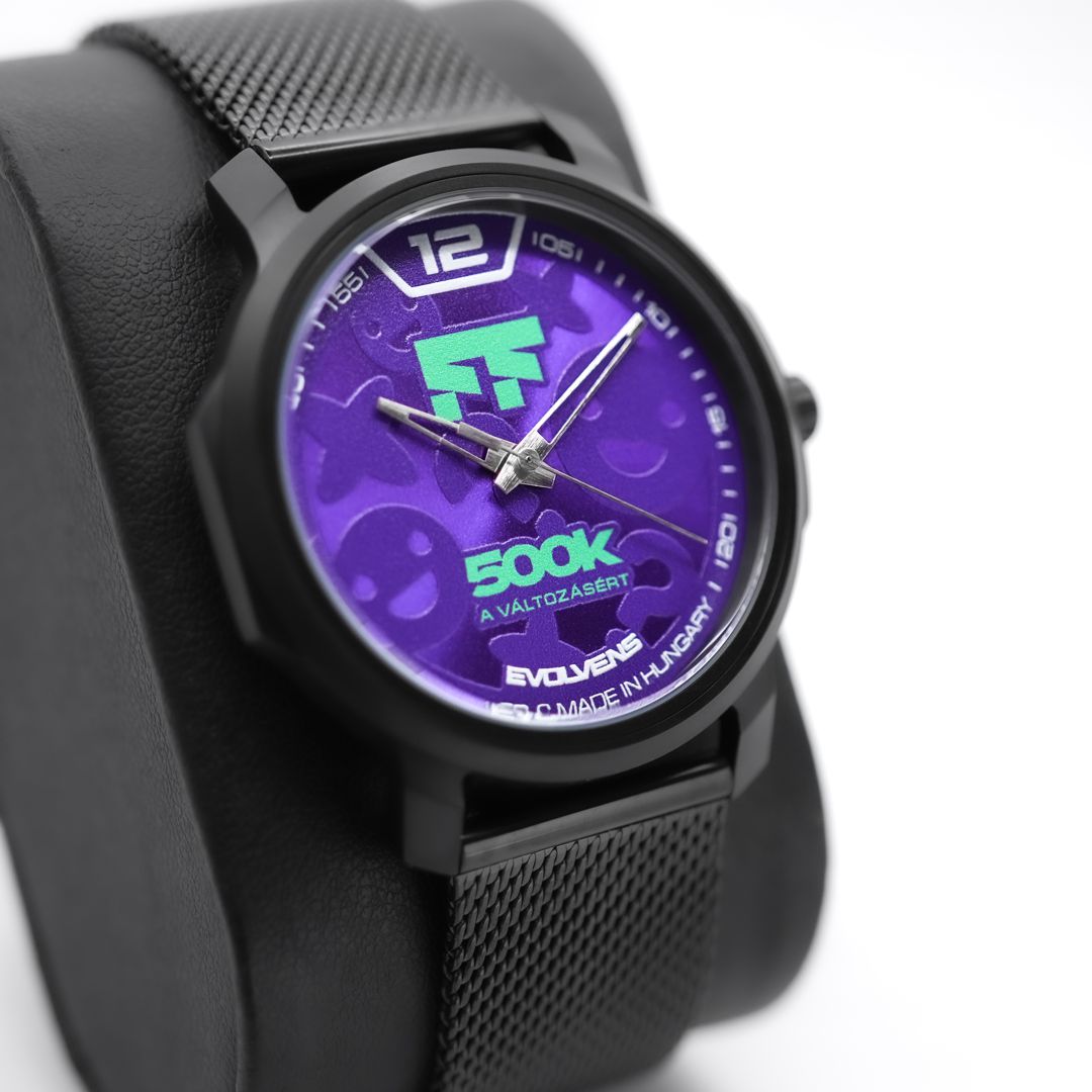 Félmillió Fiatal x Evolvens Szerkeszthető Karóra 40 mm