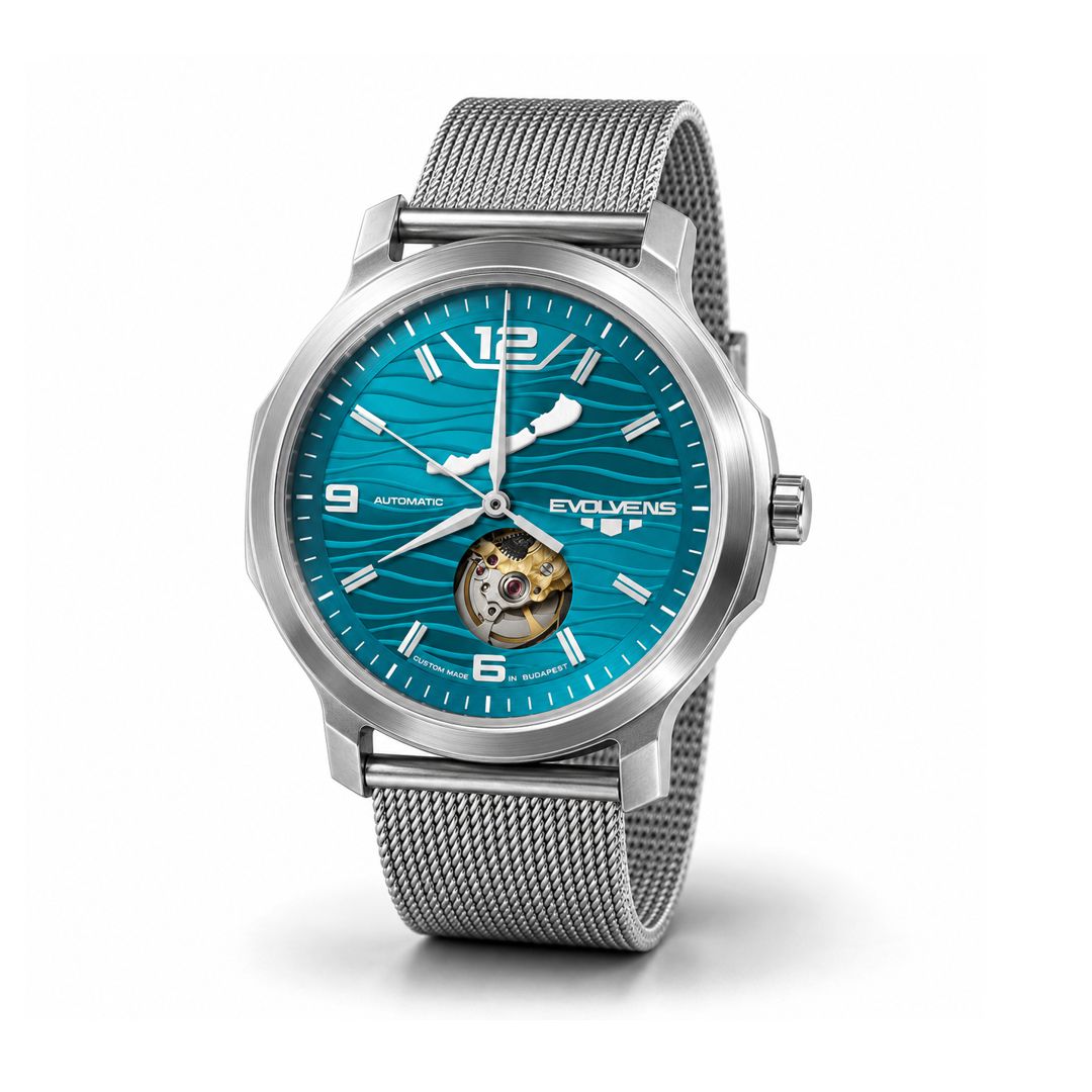 Evolvens BALATON-Azúr 42 mm Prémium Automata Karóra