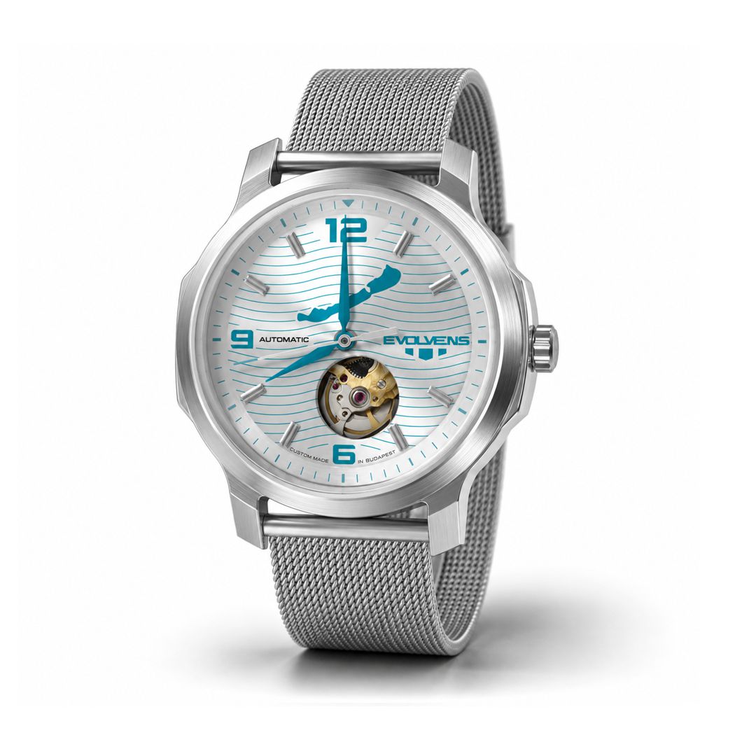 Evolvens BALATON-Silver 42 mm Premium Automatic Watch