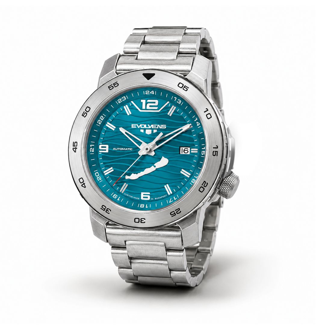 Evolvens BALATON-Azure 44 mm Automatic Watch