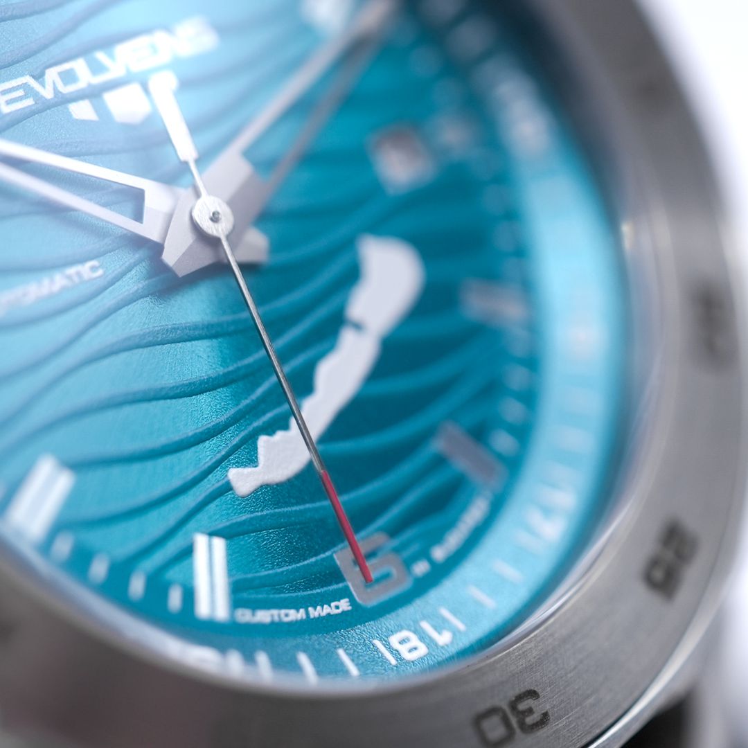 Evolvens® BALATON-Azúr 44 mm Automata Karóra