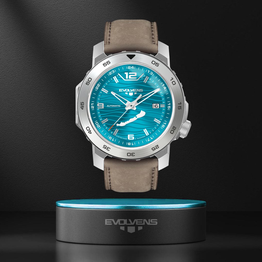 Evolvens® BALATON-Azúr 44 mm Automata Karóra