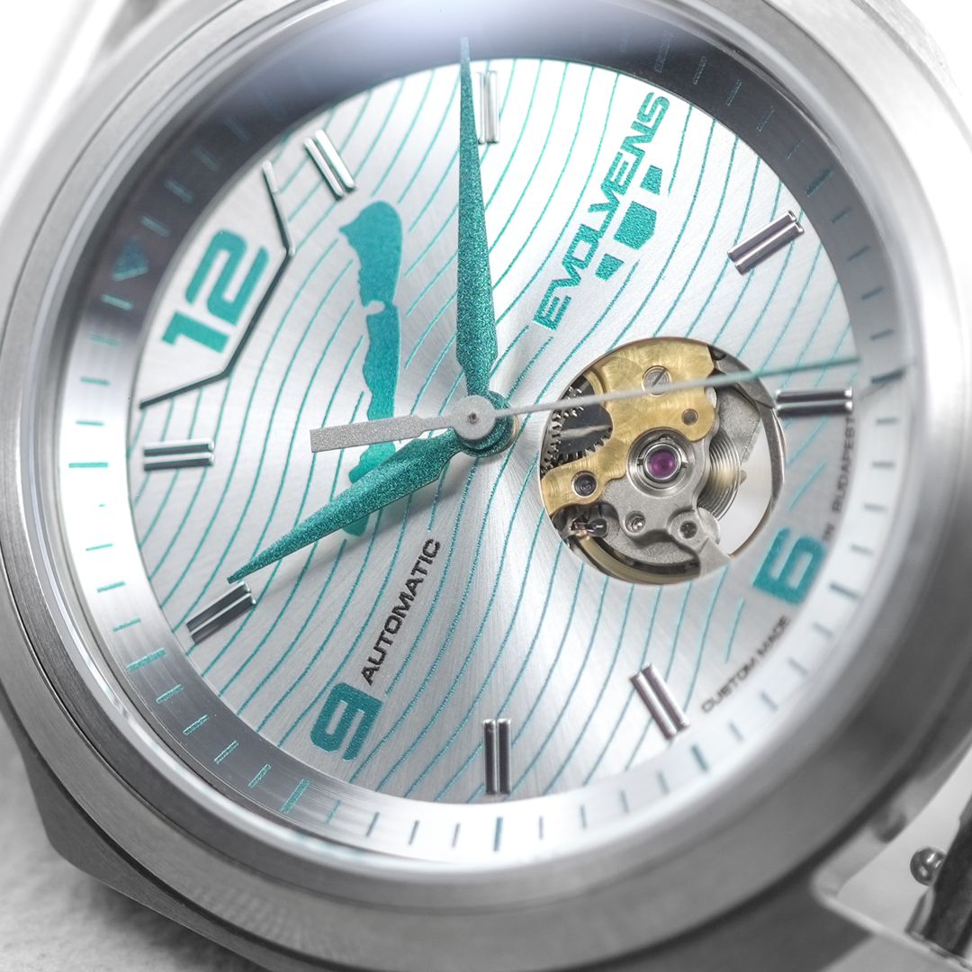 Evolvens® BALATON-Ezüst 42 mm Prémium Automata Karóra