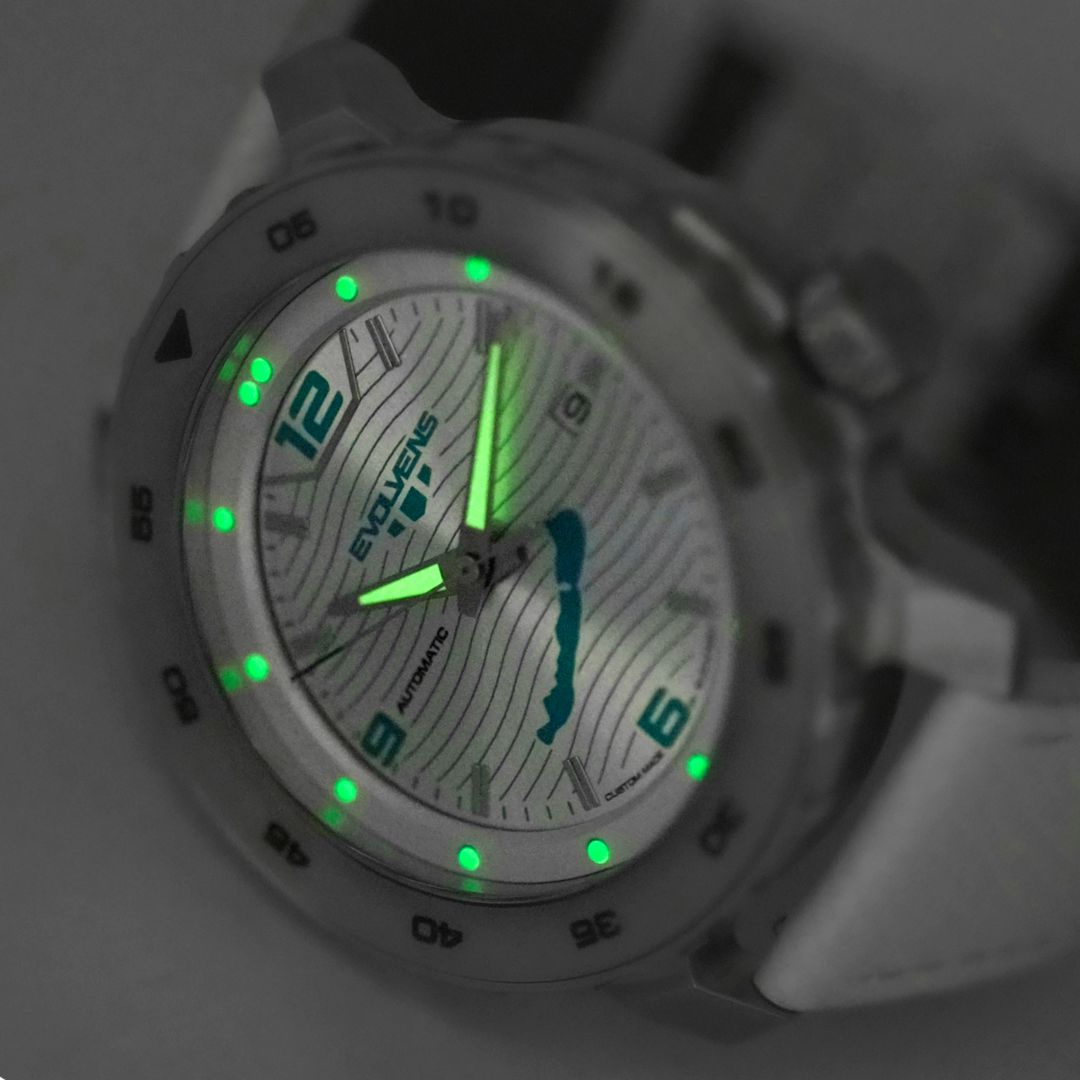 Evolvens® BALATON-Ezüst 44 mm Automata Karóra
