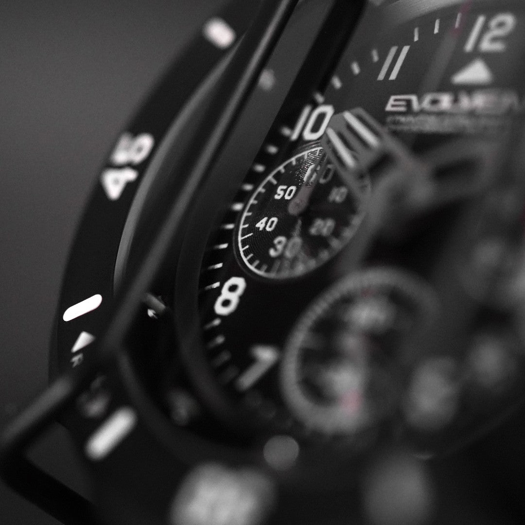 Evolvens TACTICAL - 49 mm Chronogrpah Katonai Karóra