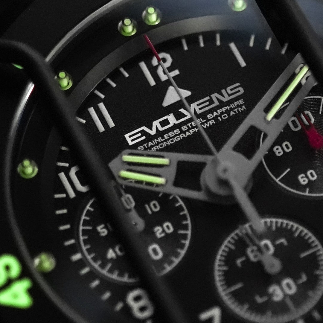 Evolvens TACTICAL - 49 mm Chronogrpah Katonai Karóra