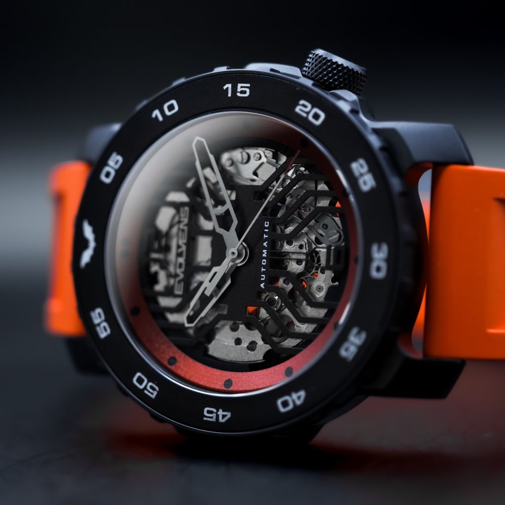 Evolvens HALLOWEEN-Spider 44 mm Automata Karóra