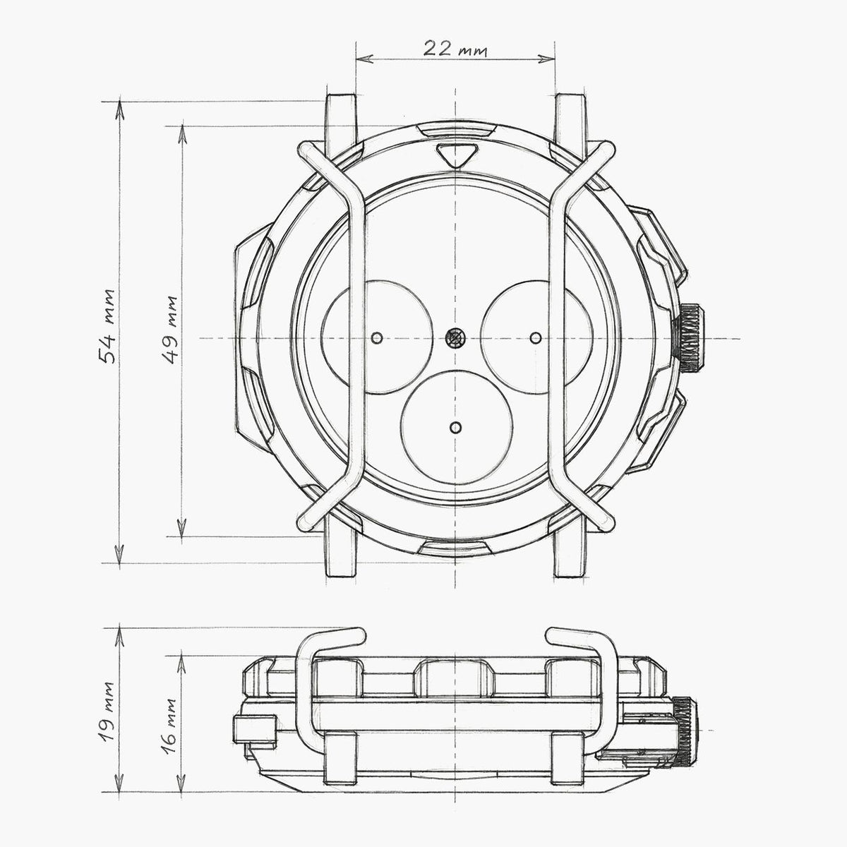 Evolvens REBEL - 49 mm Custom Limited Watch