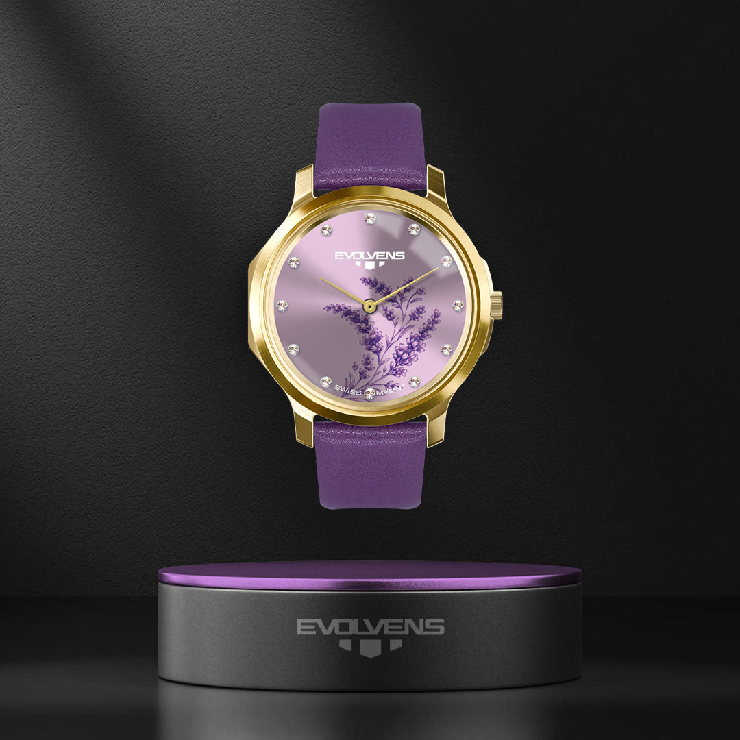Evolvens LEVENDULA Arany - 34 mm Egyedi Karóra