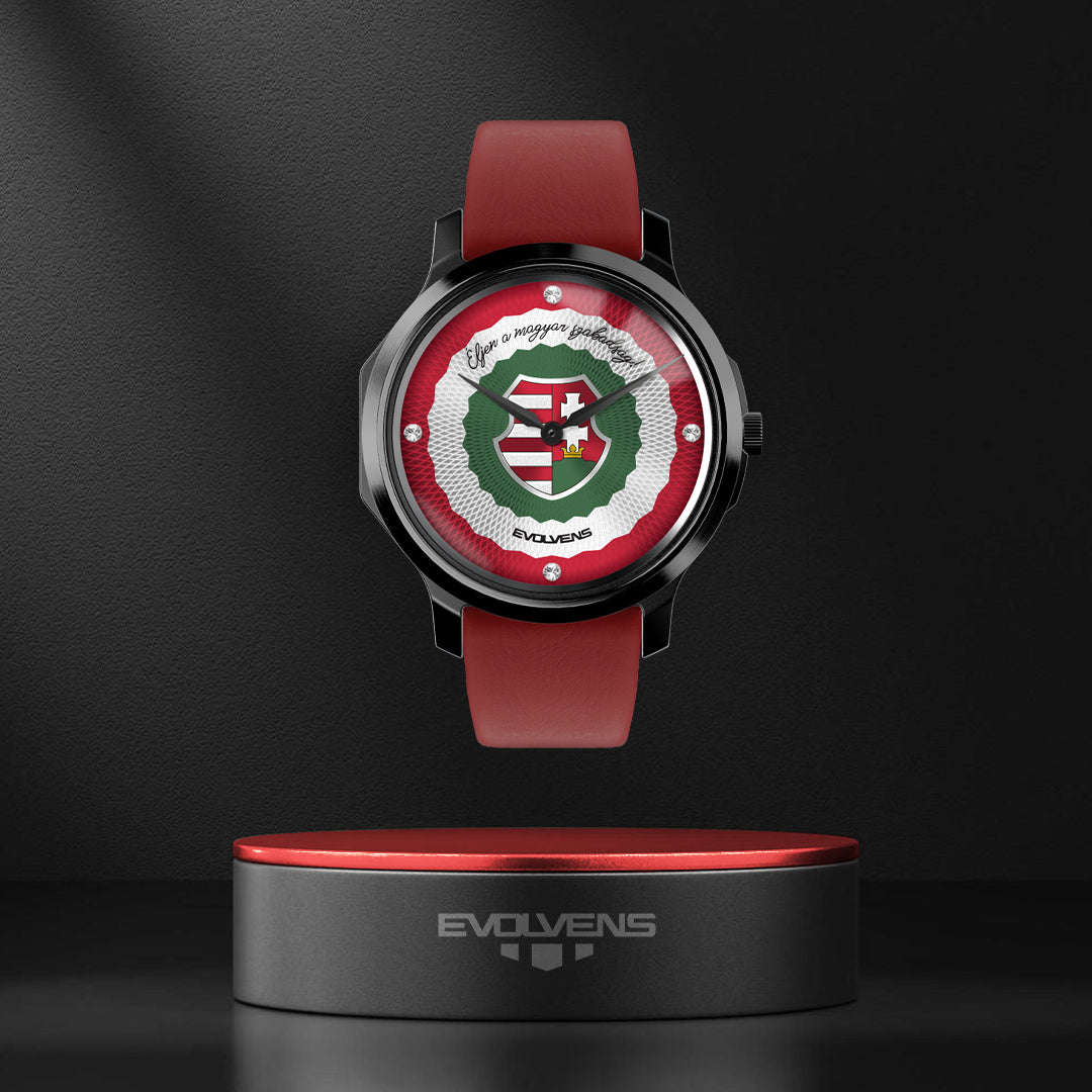 Evolvens MÁRCIUS - 34 mm Egyedi Karóra