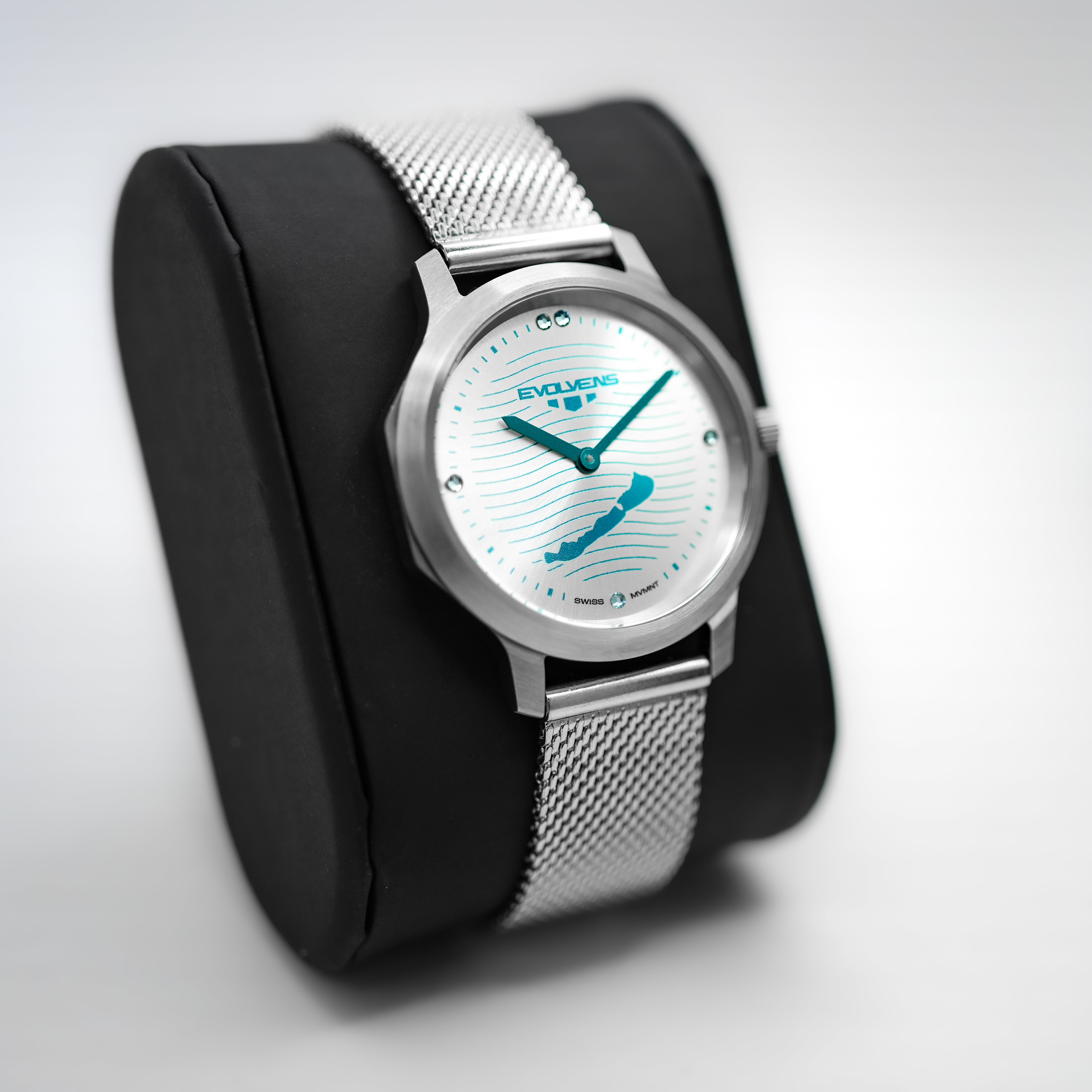 Evolvens BALATON Silver 34 mm Watch