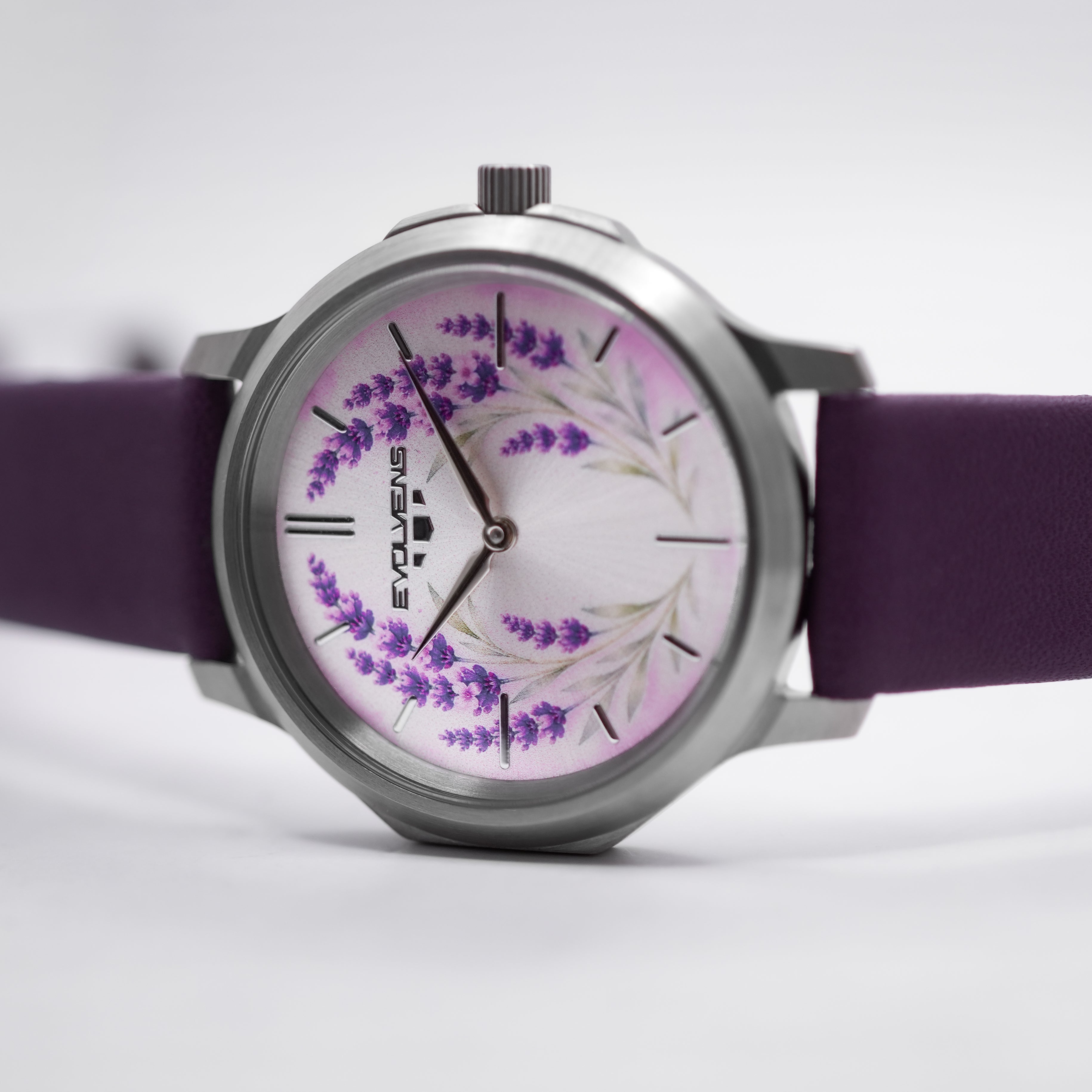 Evolvens LEVENDULA Ezüst - 34 mm Egyedi Karóra