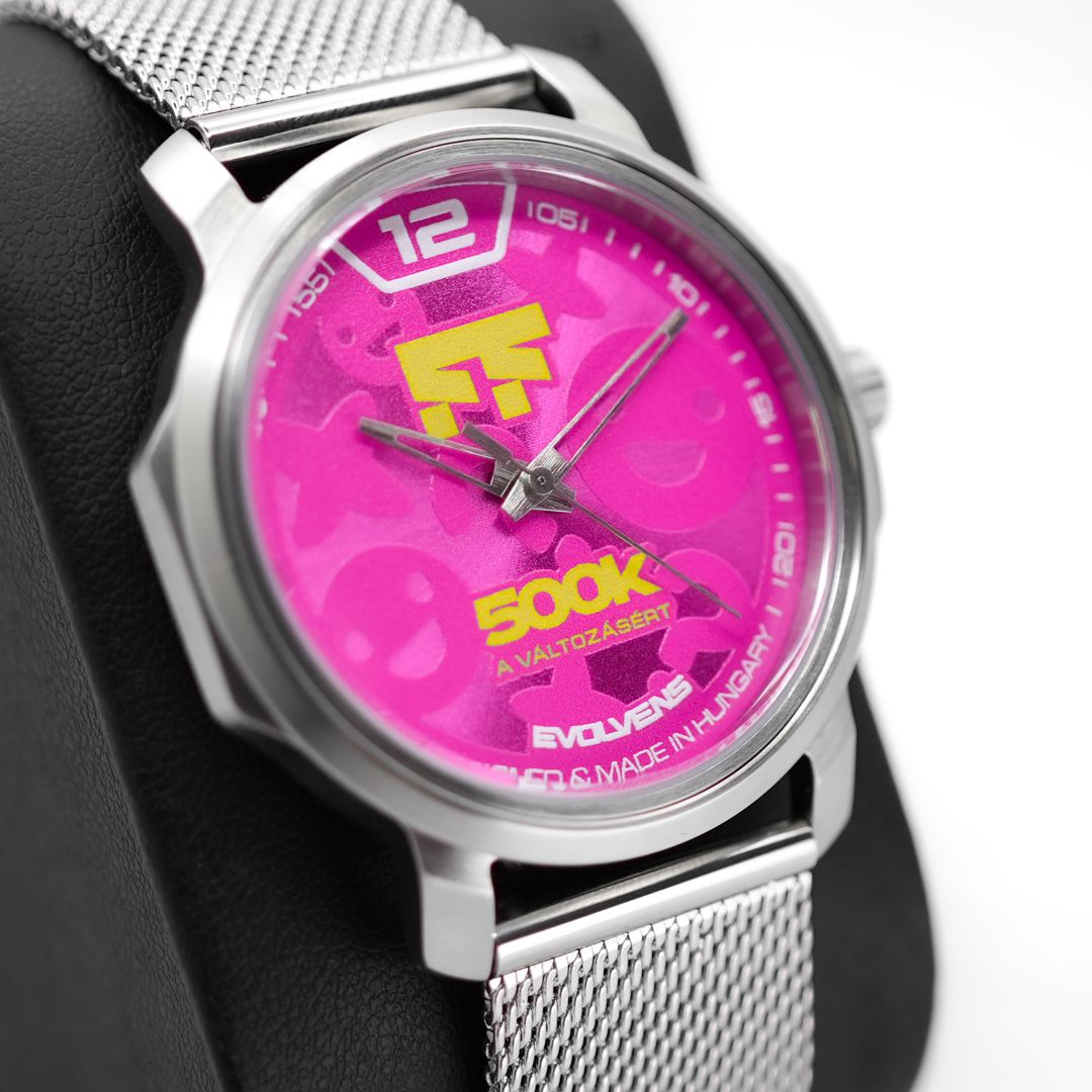 Félmillió Fiatal x Evolvens Szerkeszthető Karóra 40 mm