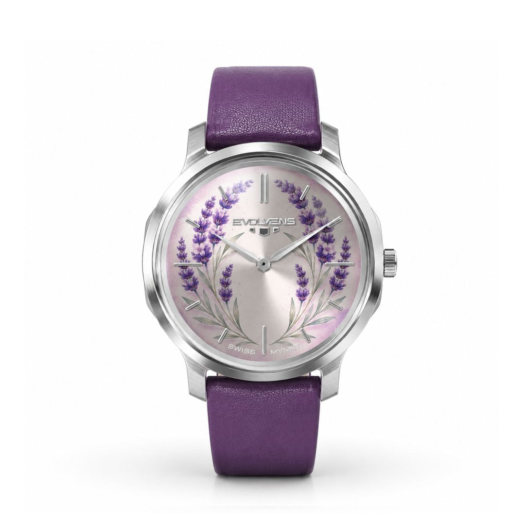 Evolvens LEVENDULA Ezüst - 34 mm Egyedi Karóra