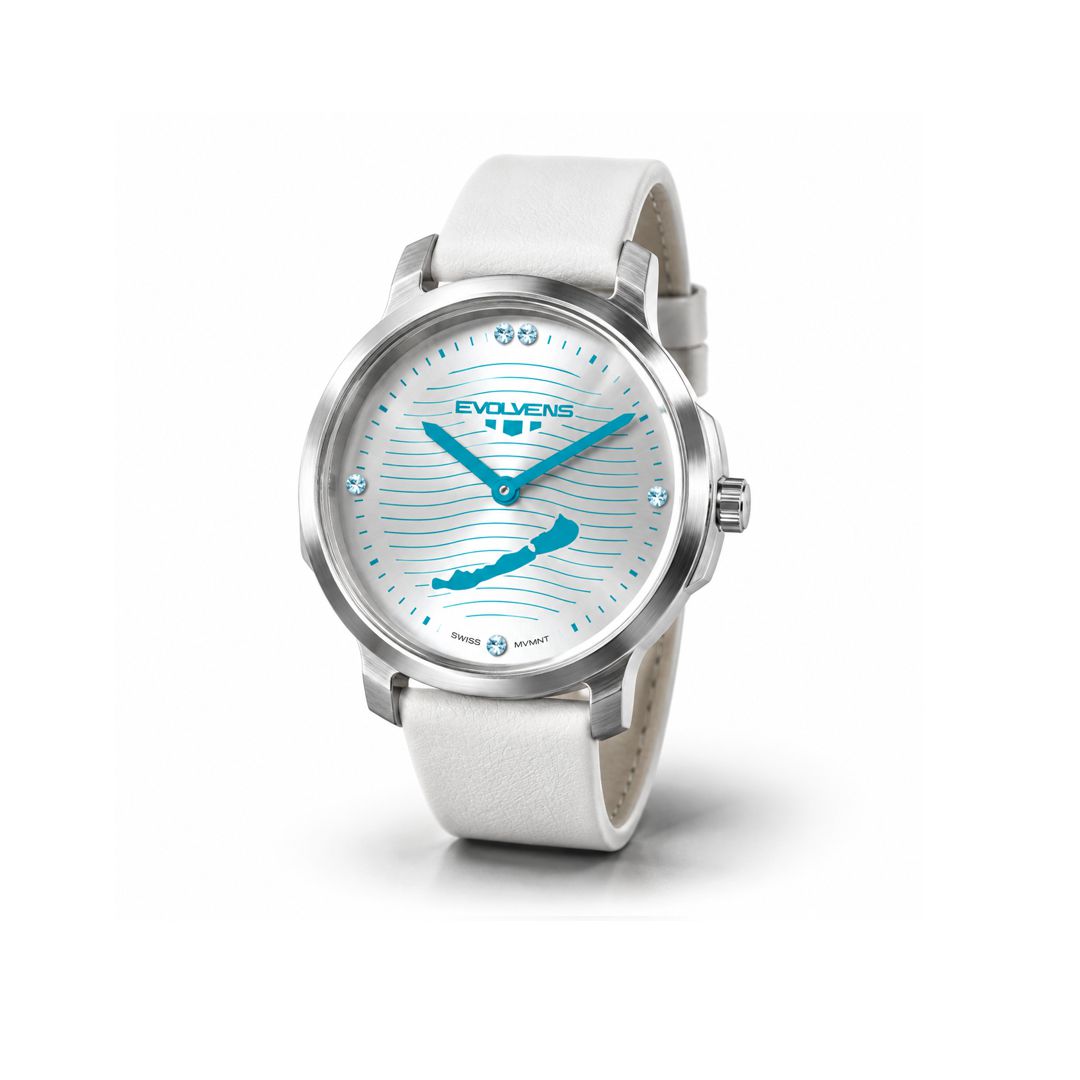 Evolvens BALATON Silver 34 mm Watch