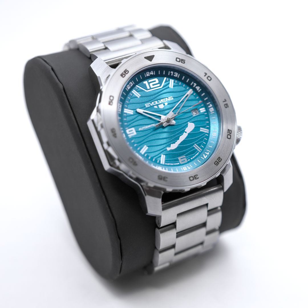 Evolvens® BALATON-Azúr 44 mm Automata Karóra