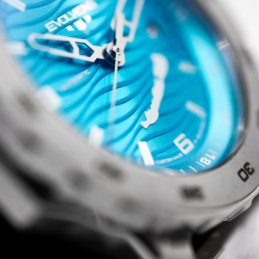 Evolvens® BALATON-Azúr 44 mm Automata Karóra