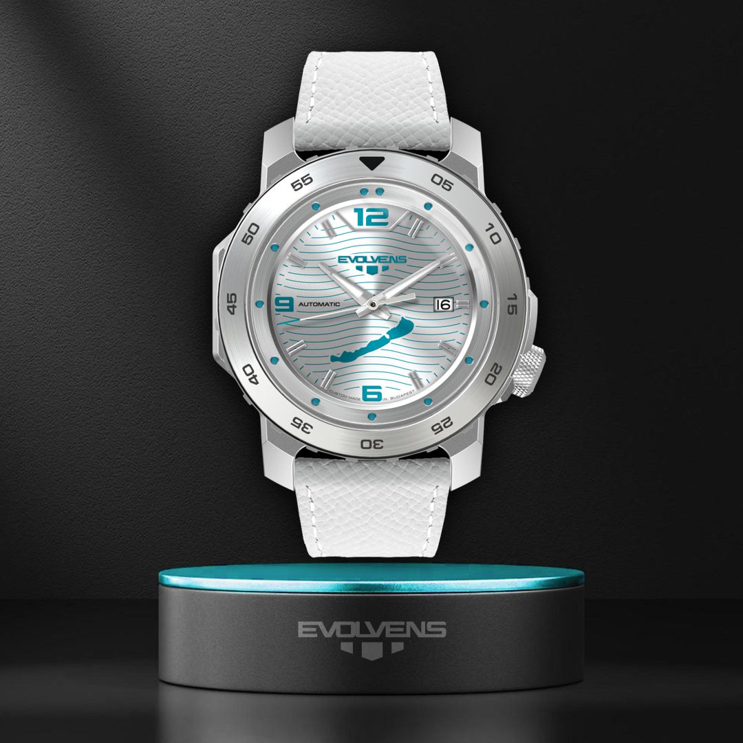 Evolvens® BALATON-Ezüst 44 mm Automata Karóra