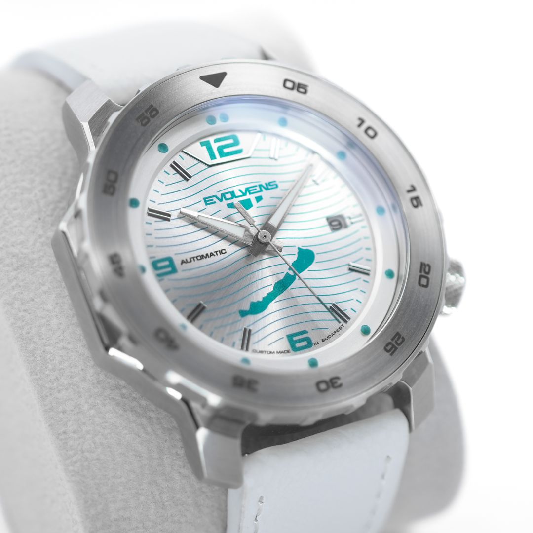 Evolvens® BALATON-Ezüst 44 mm Automata Karóra