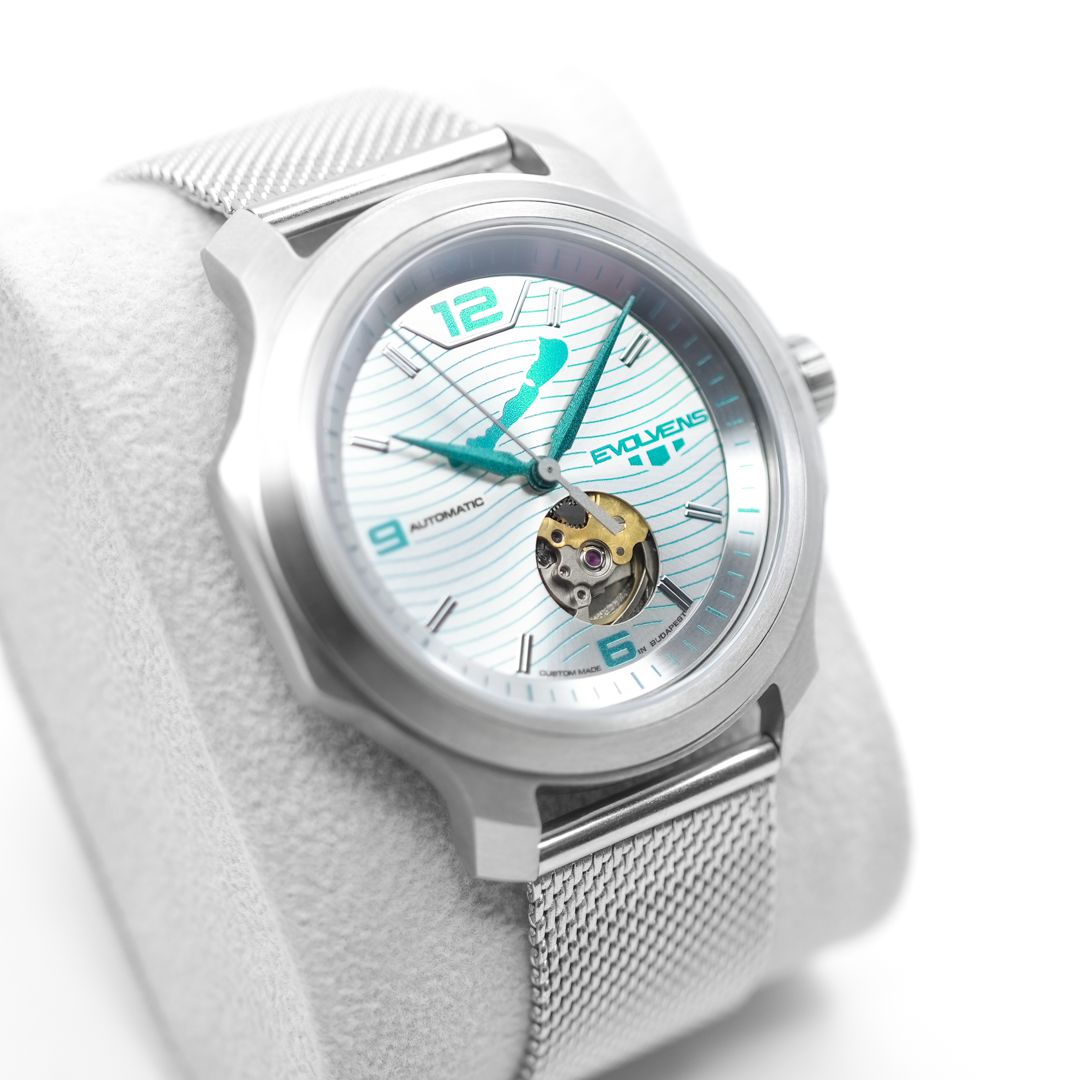 Evolvens® BALATON-Ezüst 42 mm Prémium Automata Karóra