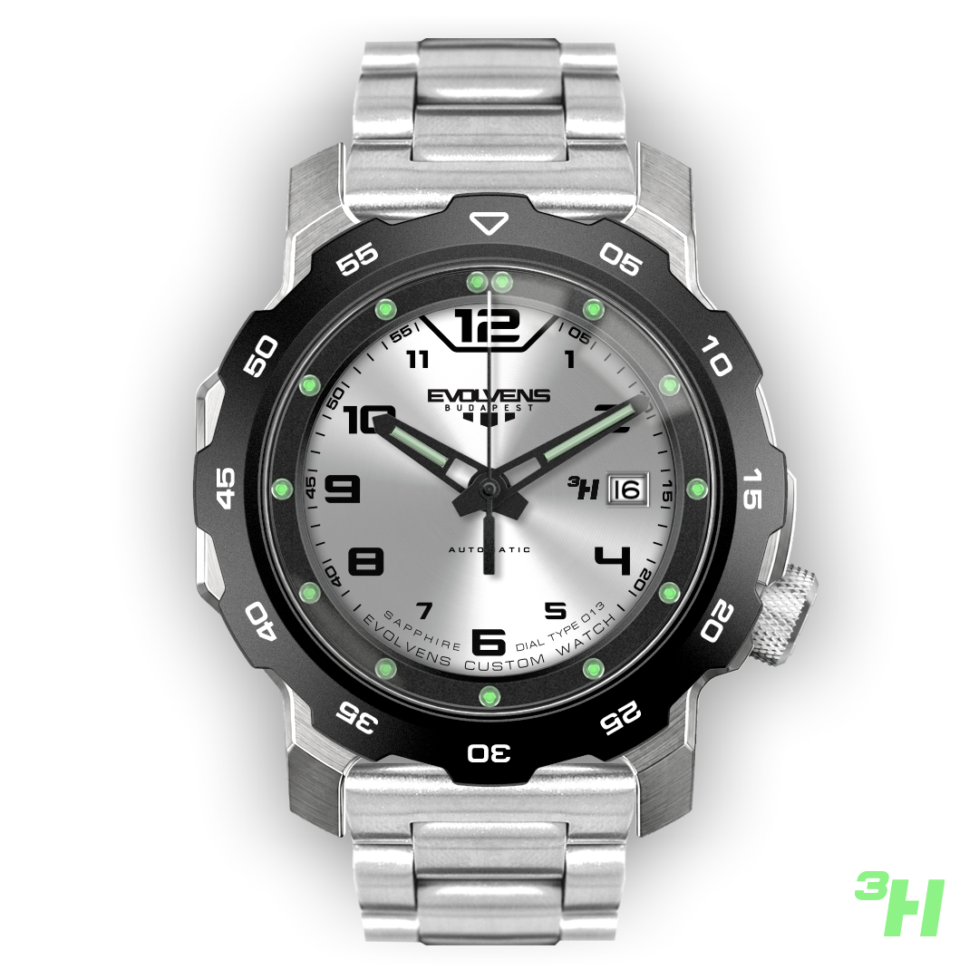 Evolvens #8886 Trícium 44 mm Automata Karóra