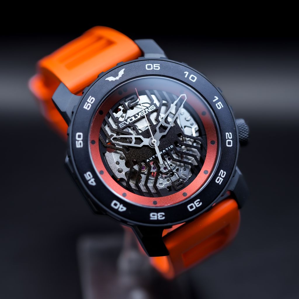 Evolvens® HALLOWEEN-Spider 44 mm Automata Karóra