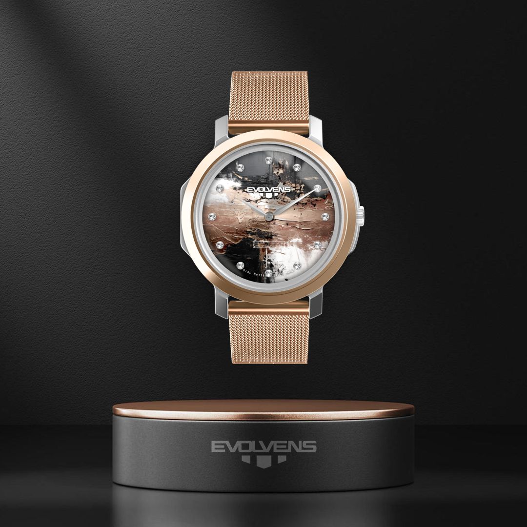 Evolvens® ROSE GOLD 34 mm Szerkeszthető Karóra