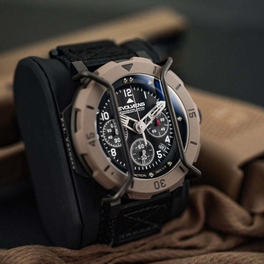 Evolvens TACTICAL - 49 mm Chronogrpah Katonai Karóra